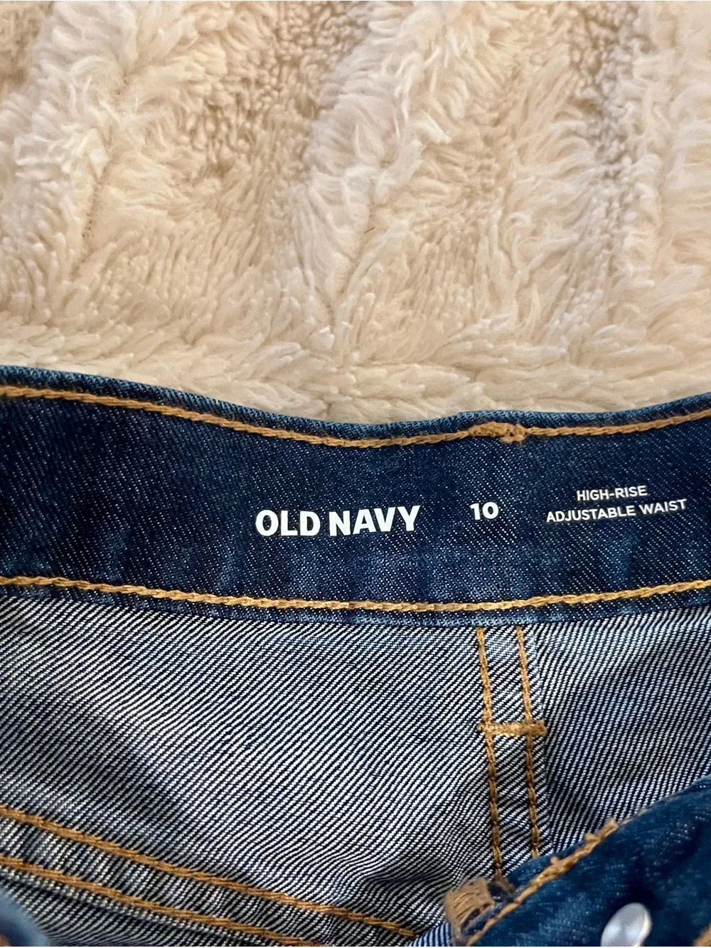 Old Navy Dark Blue Denim Cutoff Jean Shorts Girls Size 10